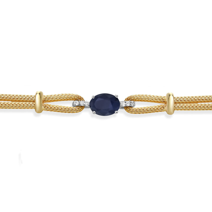Sapphire - September_Bracelet in 925 Sterling Silver