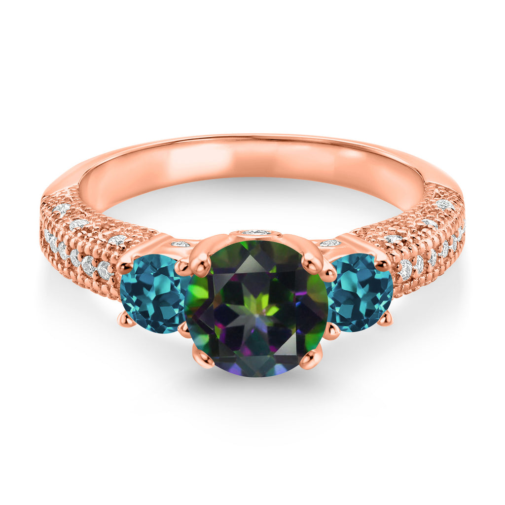 Ring in 925 Rose Gold Plated Silver