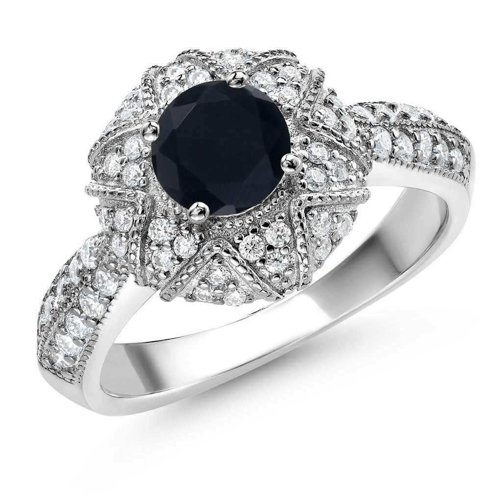 Onyx - December_9_Ring in 925 Sterling Silver