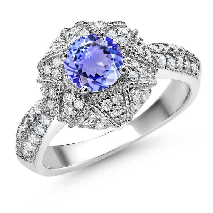 Tanzanite - December_5_Ring in 925 Sterling Silver