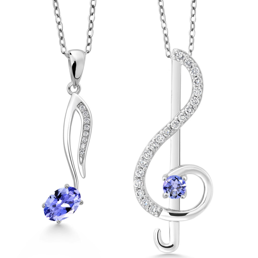 Tanzanite - December_Pendant in 925 Sterling Silver
