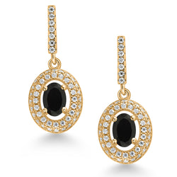 Earrings in 925 Yellow Gold Plated Silver