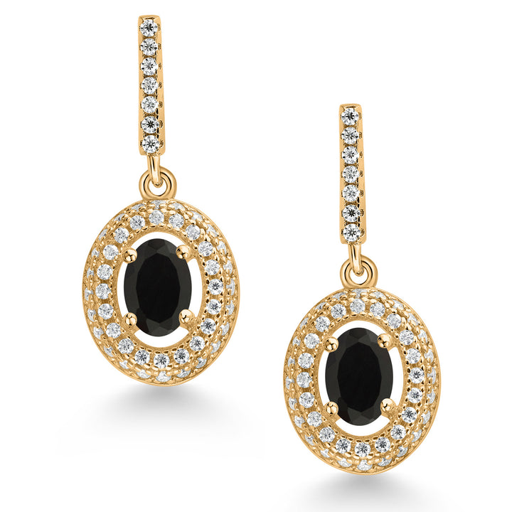 Earrings in 925 Yellow Gold Plated Silver