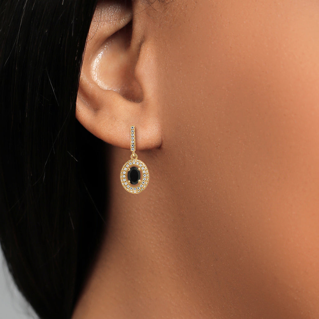 Earrings in 925 Yellow Gold Plated Silver