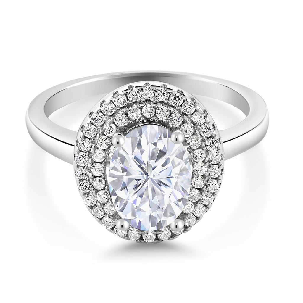 Moissanite - April_5_Ring in 925 Sterling Silver