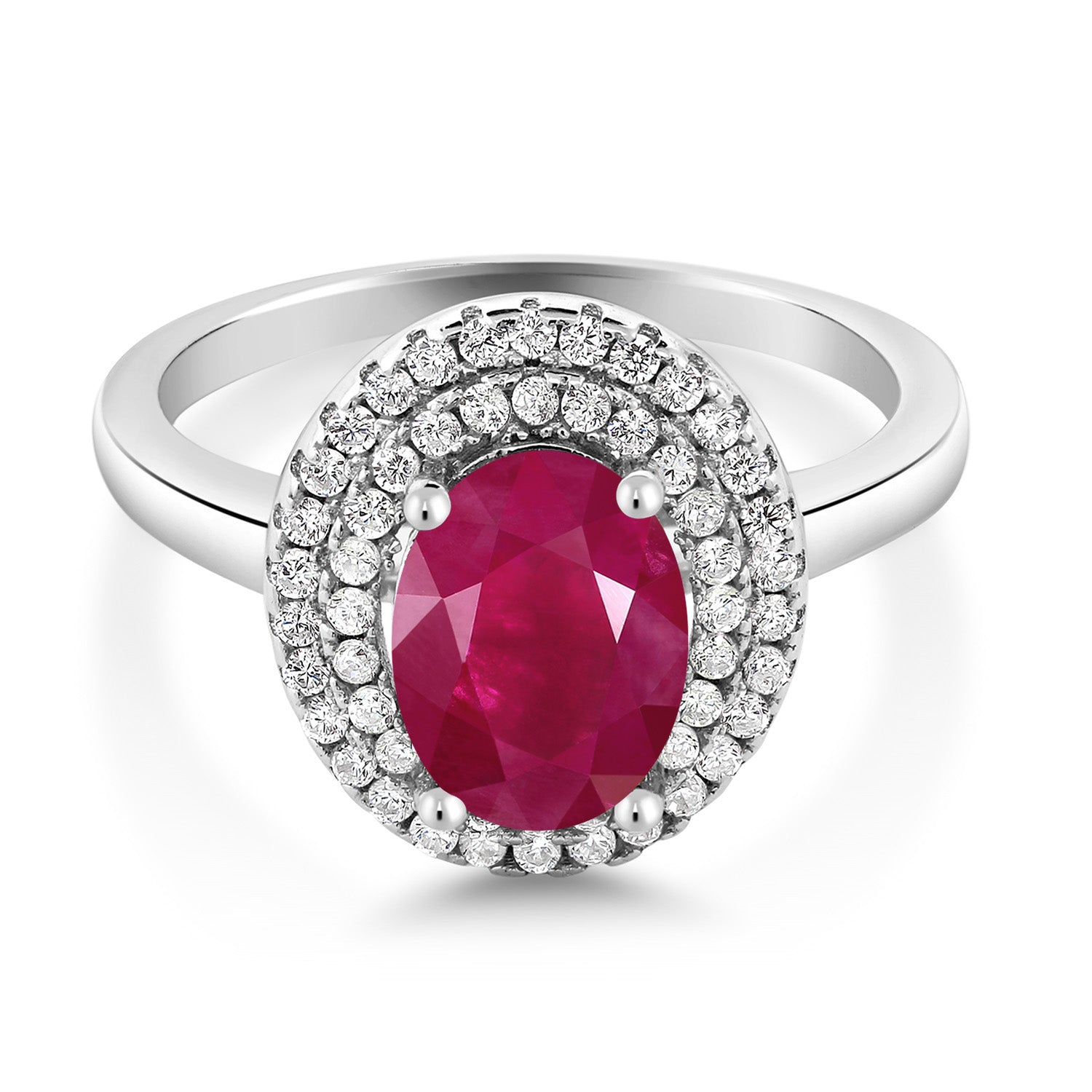 Ruby - July_5_Ring in 925 Sterling Silver