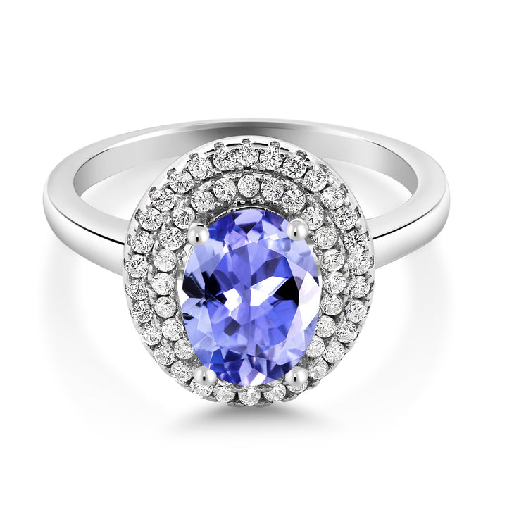 Tanzanite - December_5_Ring in 925 Sterling Silver