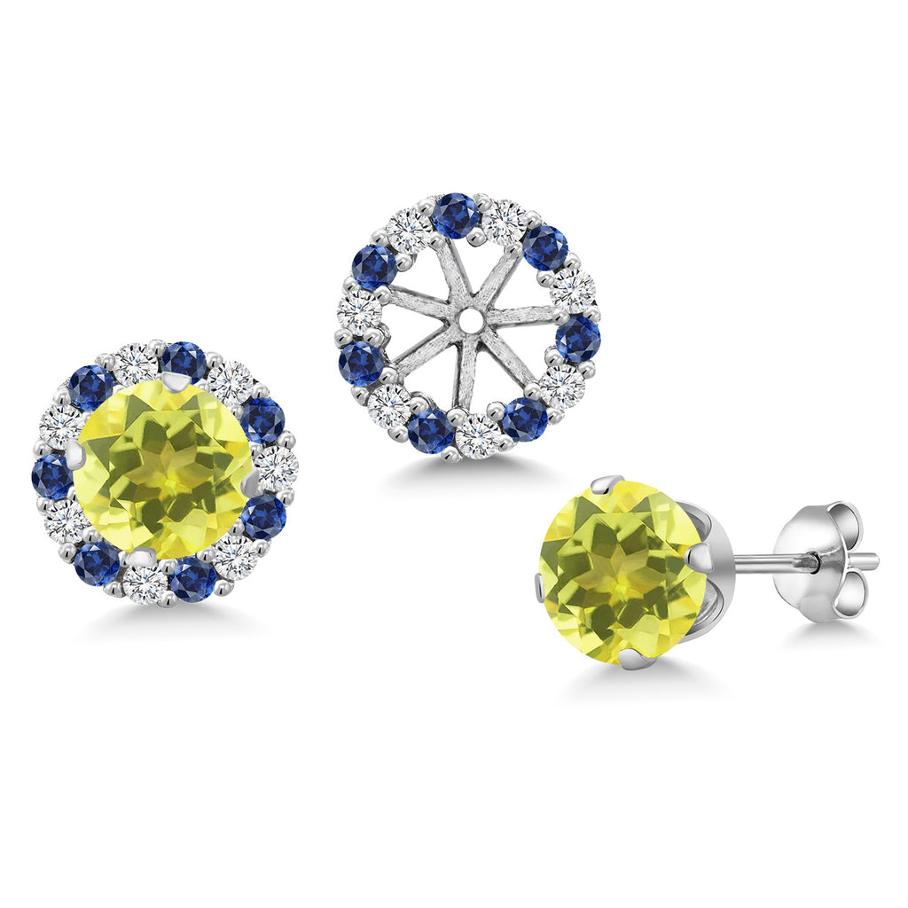Canary Mystic Topaz_Earrings in 925 Sterling Silver