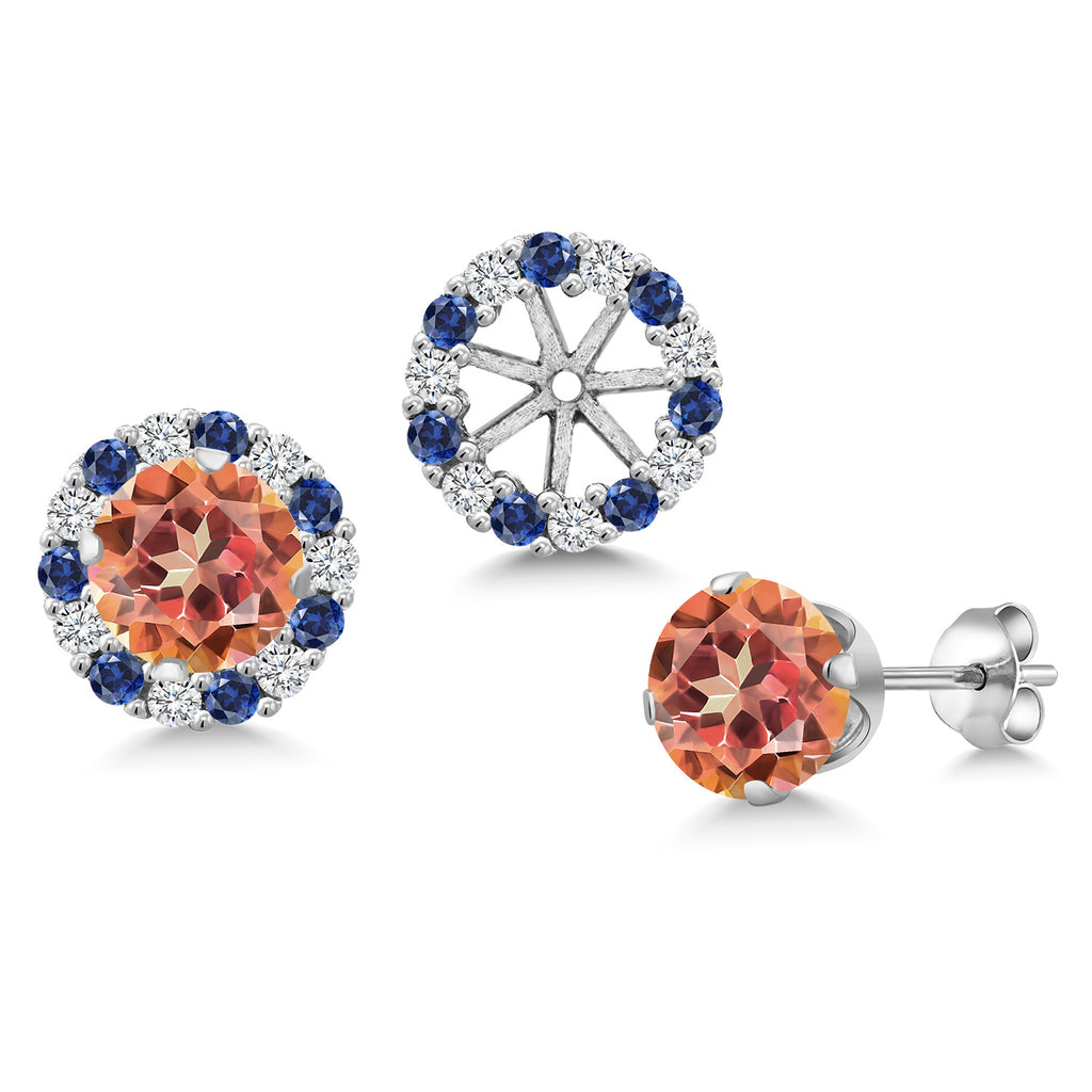 Ecstasy Mystic Topaz_Earrings in 925 Sterling Silver