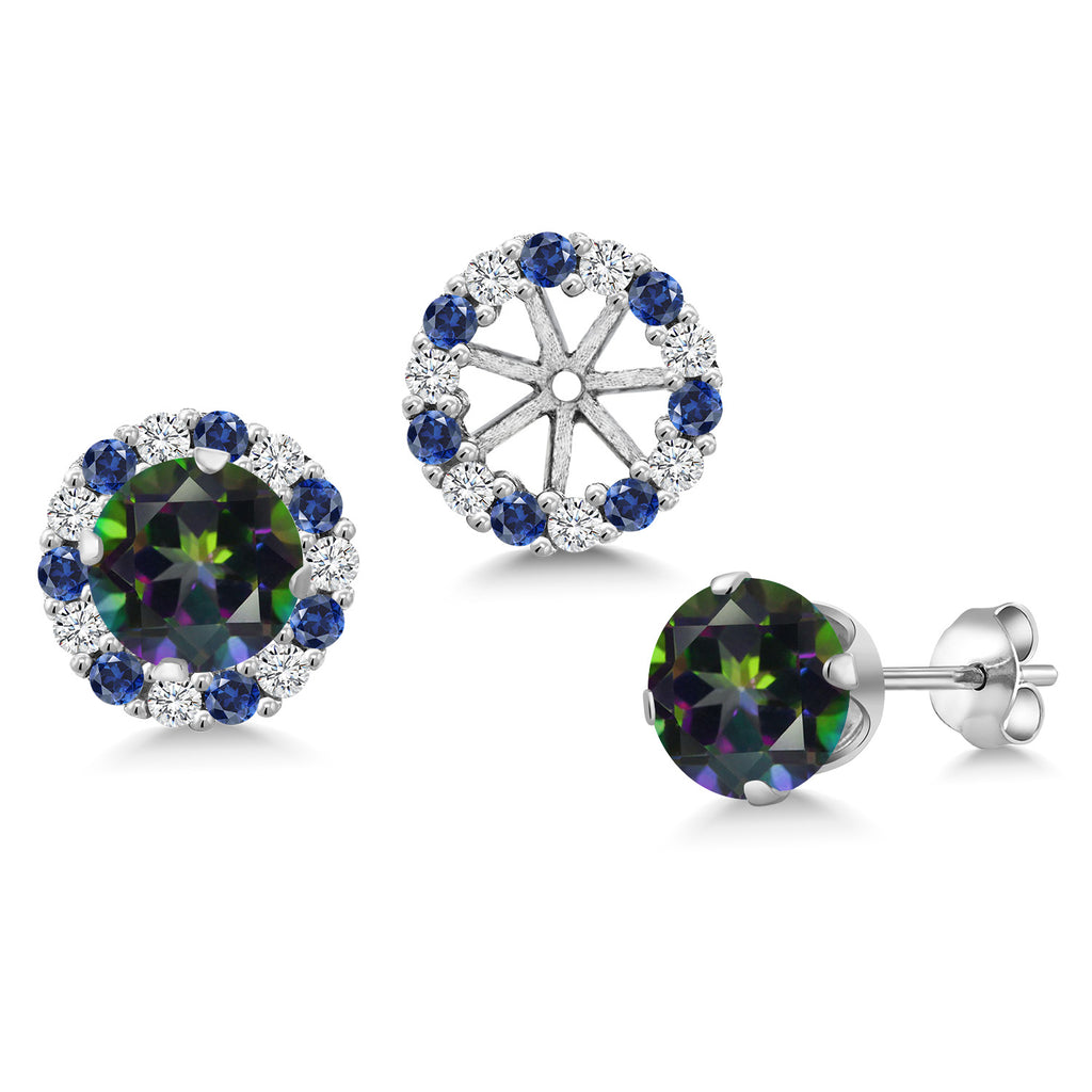 Green Mystic Topaz_Earrings in 925 Sterling Silver