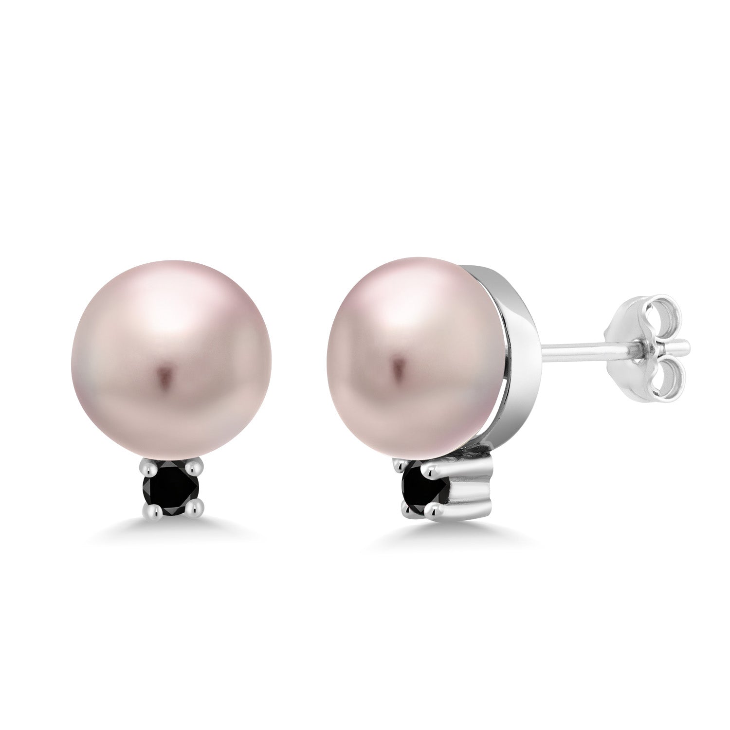 Black Diamond - April_Earrings in 925 Sterling Silver