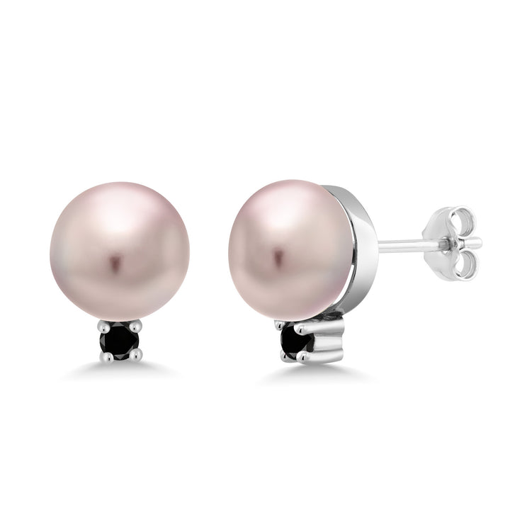 Black Diamond - April_Earrings in 925 Sterling Silver