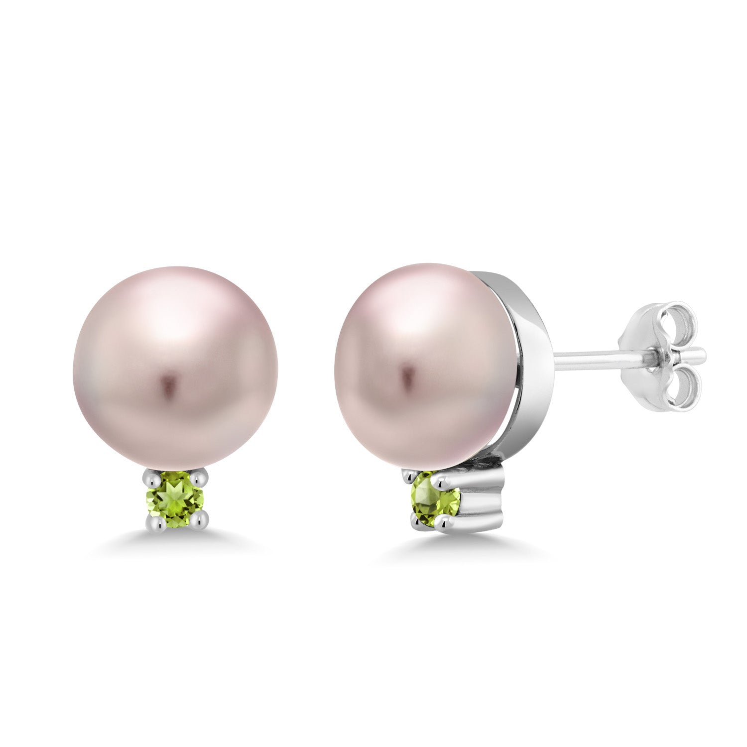 Peridot - August_Earrings in 925 Sterling Silver
