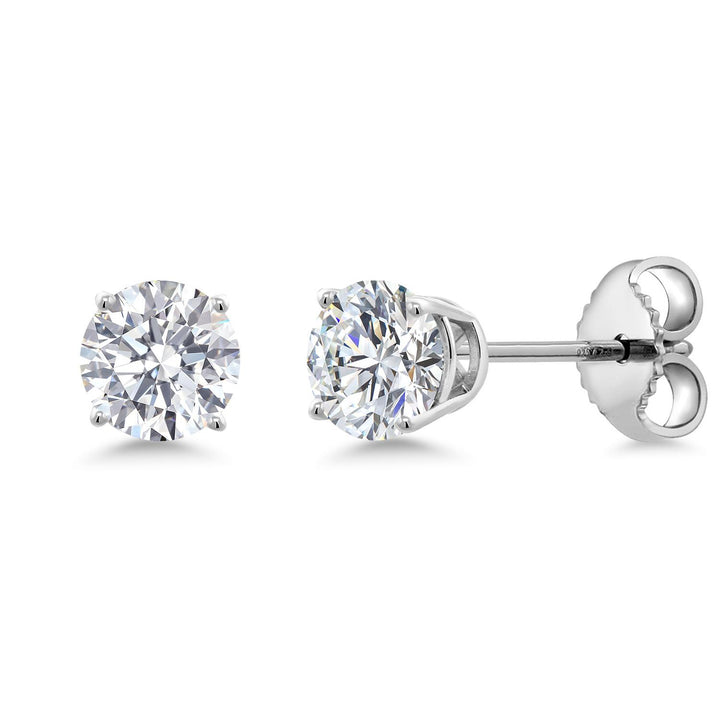 0.33 Carat_Sterling Silver_Earrings in 925 Sterling Silver