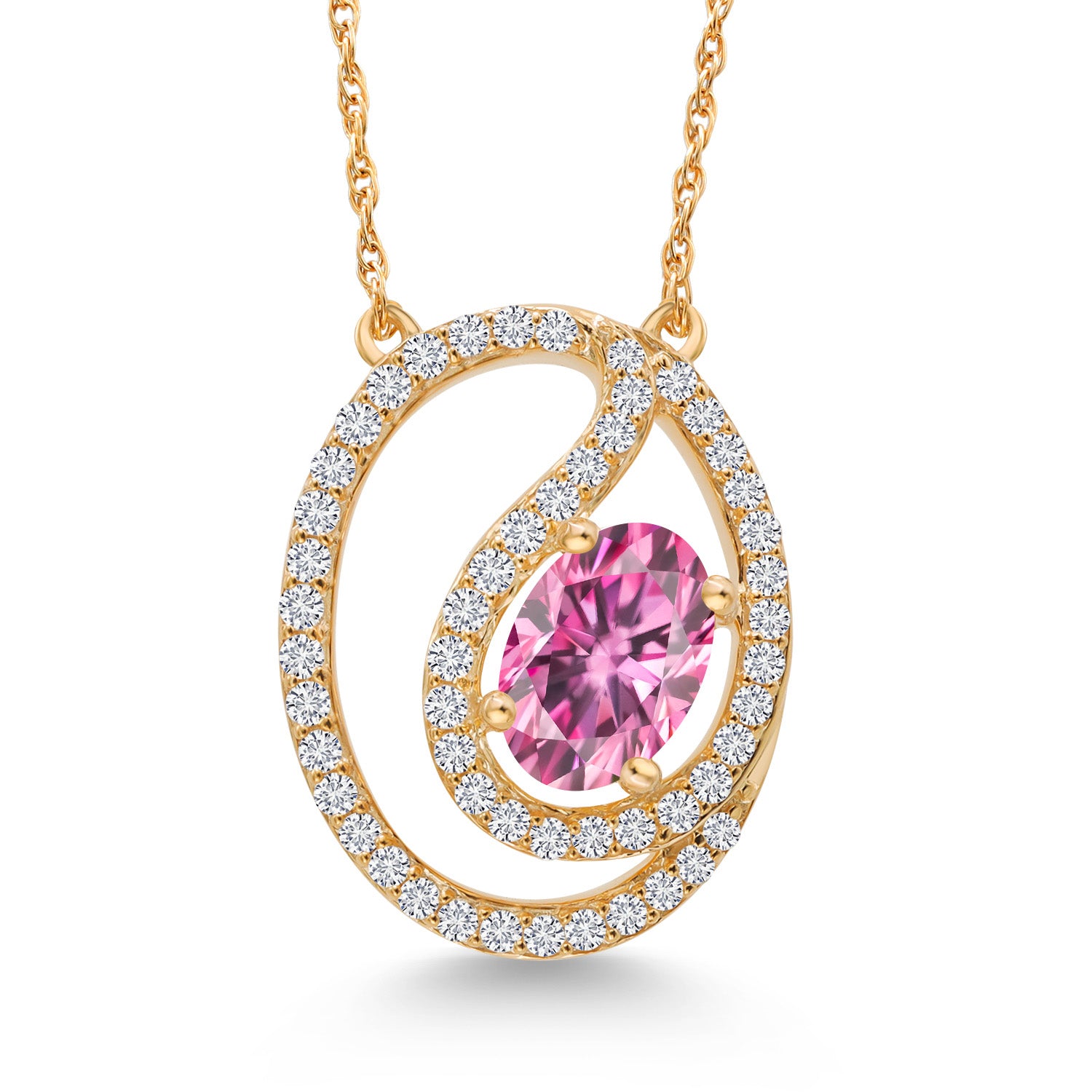 Pink Moissanite - April