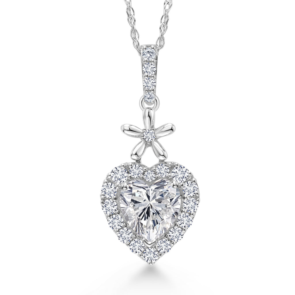 Pendant in 10K White Gold
