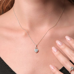 Pendant in 10K White Gold