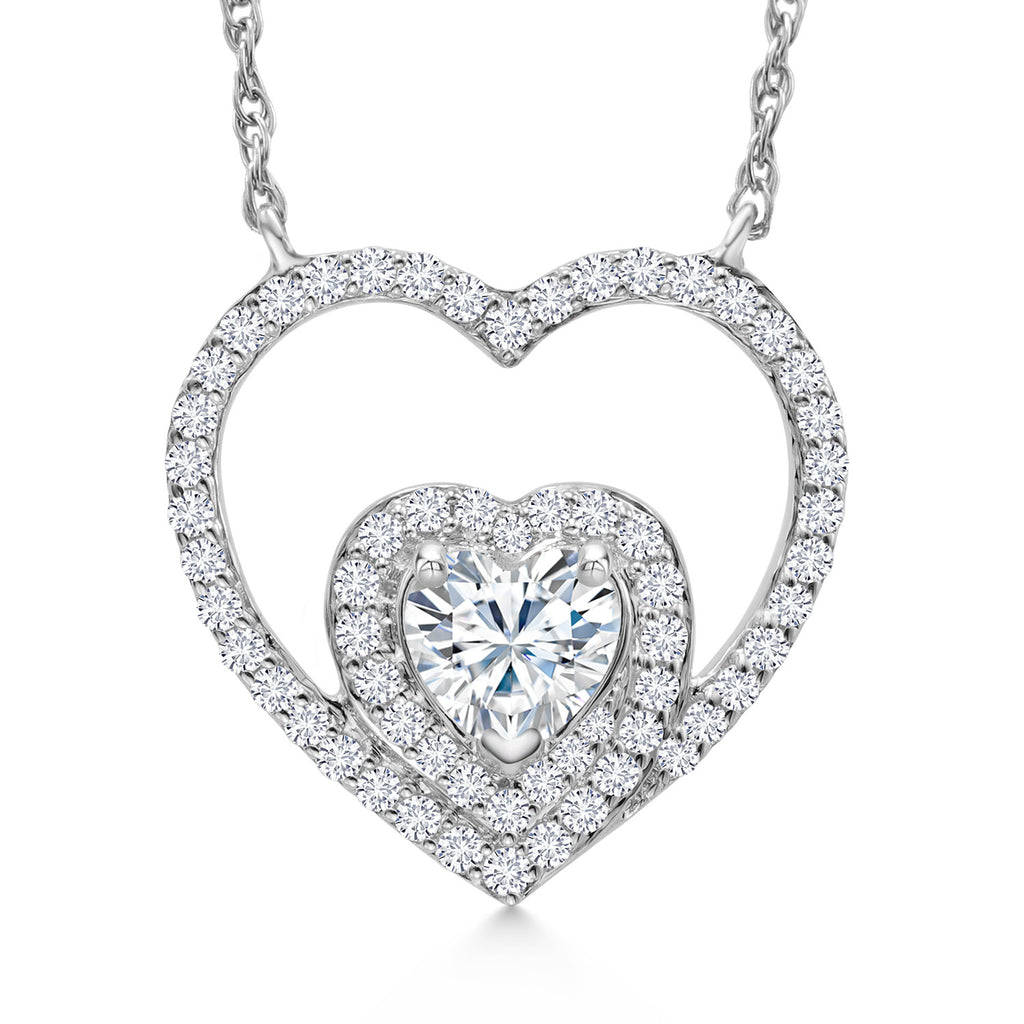 Pendant in 10K White Gold