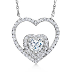 Pendant in 10K White Gold