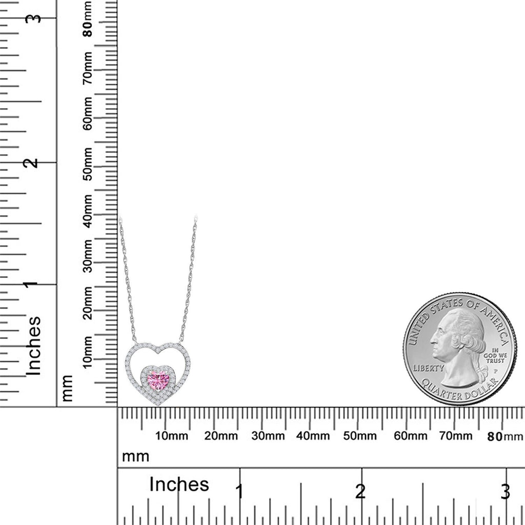 Pendant in 10K White Gold