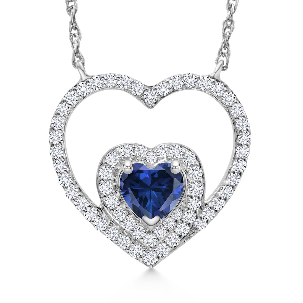 Pendant in 10K White Gold