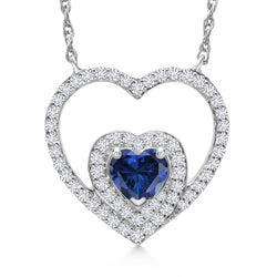 Pendant in 10K White Gold