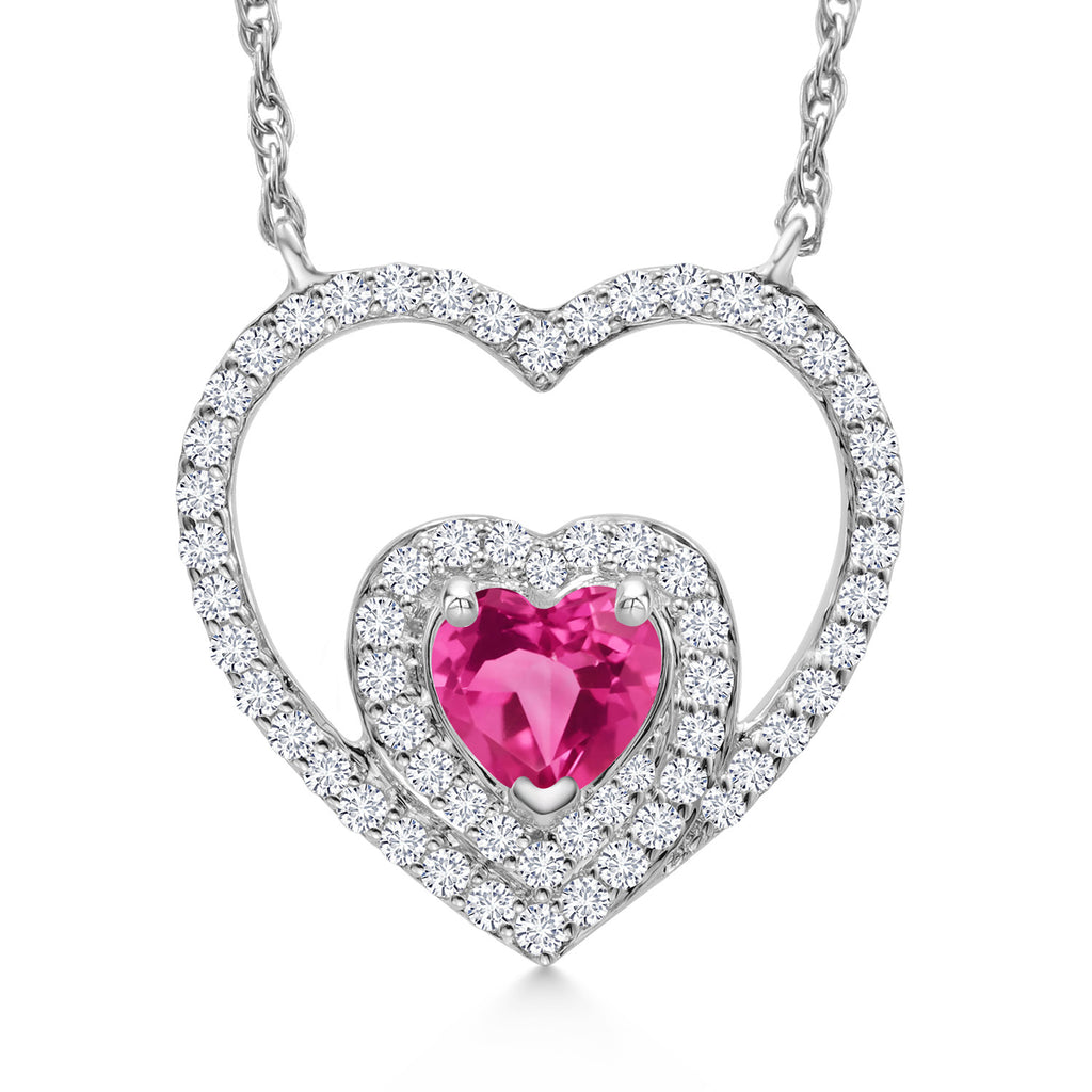Pendant in 10K White Gold
