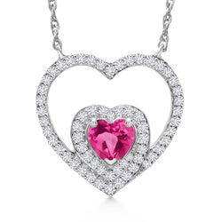 Pendant in 10K White Gold