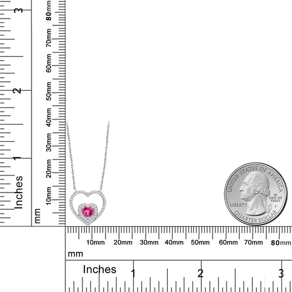 Pendant in 10K White Gold
