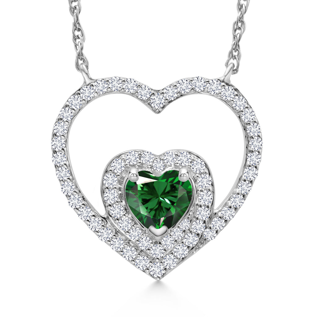 Pendant in 10K White Gold