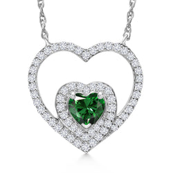 Pendant in 10K White Gold