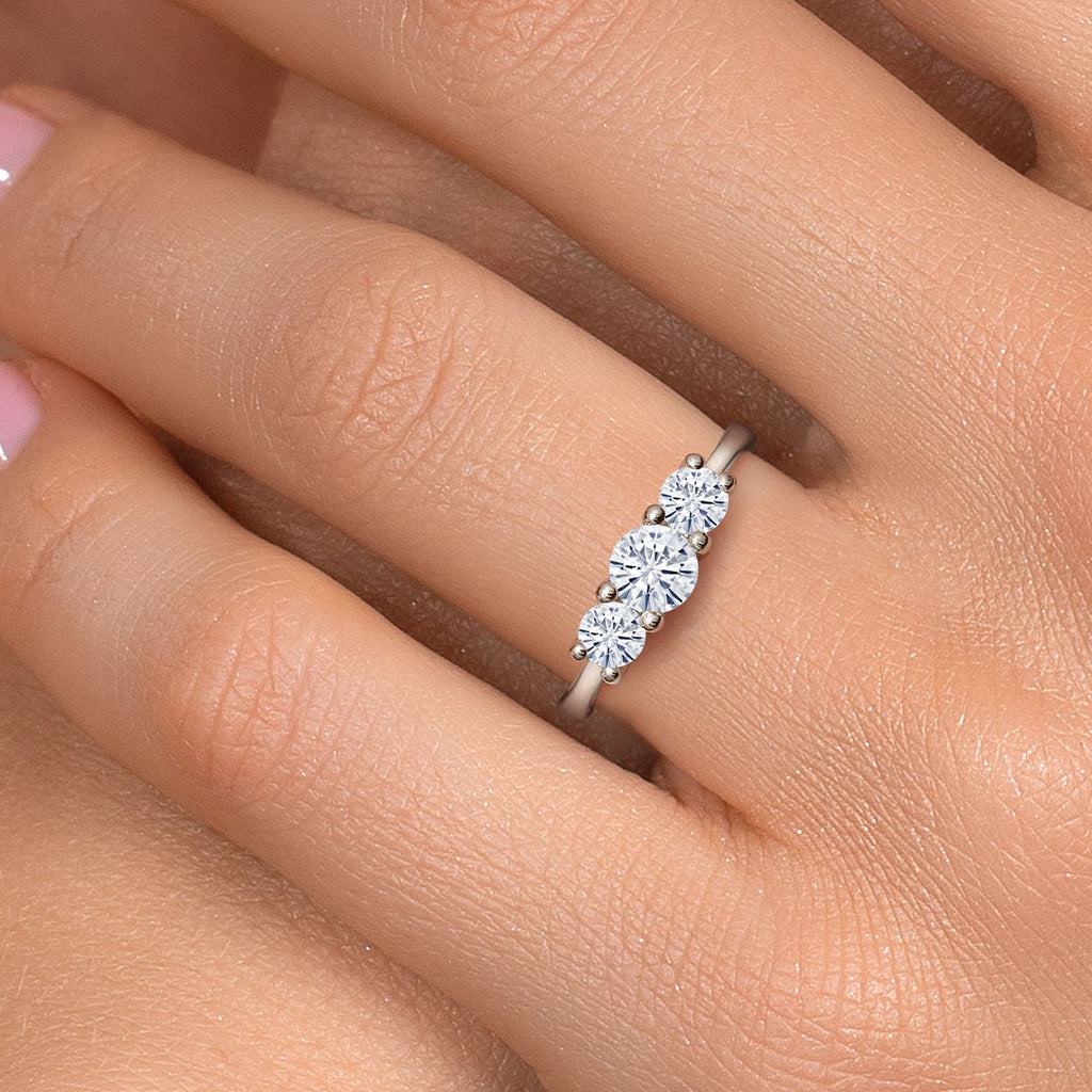 Ring in 14K White Gold