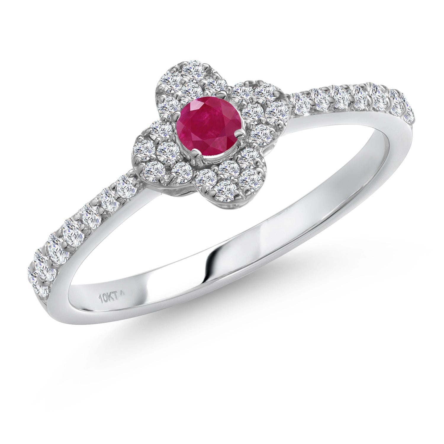 Ruby - July_9_Ring in 10K White Gold
