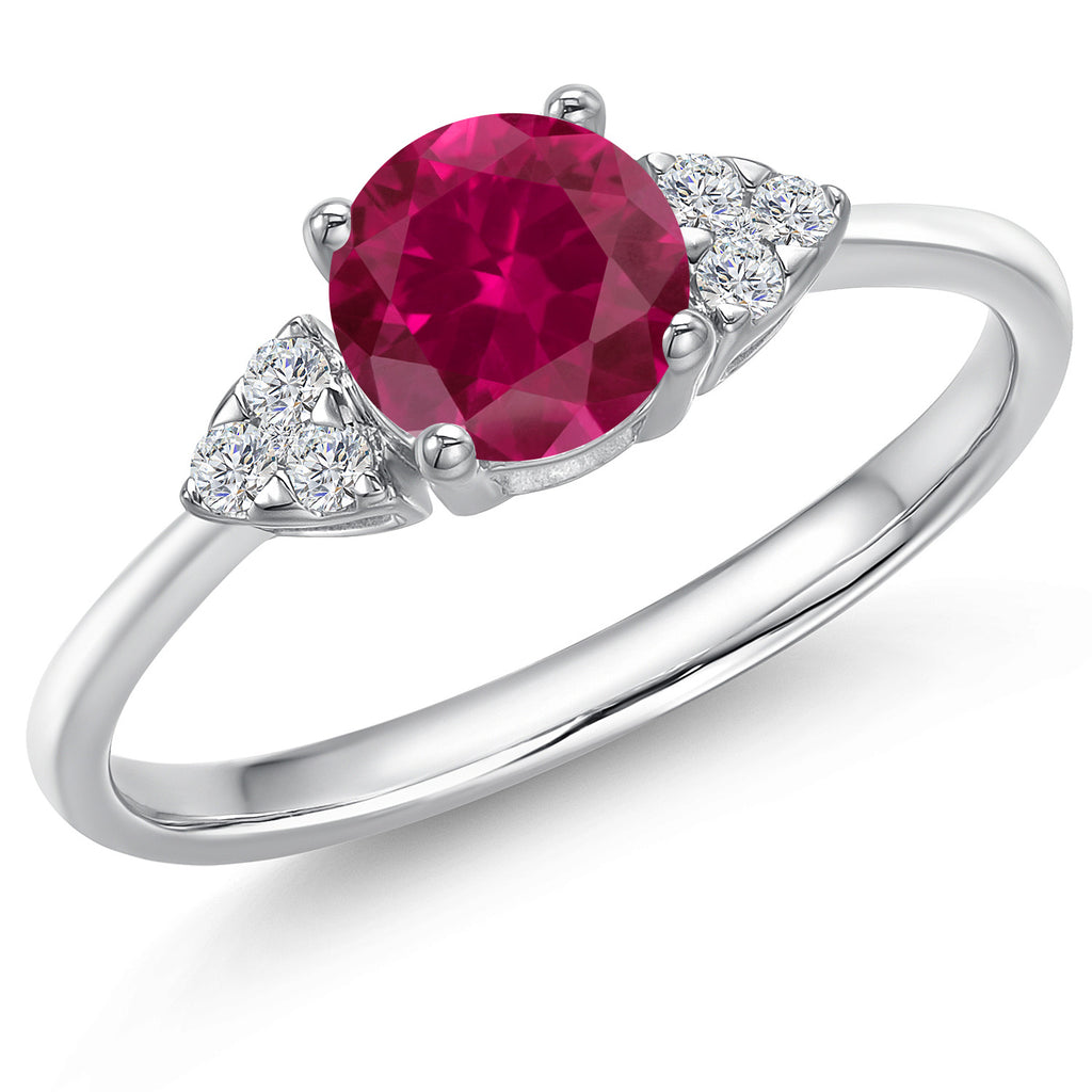 Created Ruby - July_7_Ring in 14K White Gold