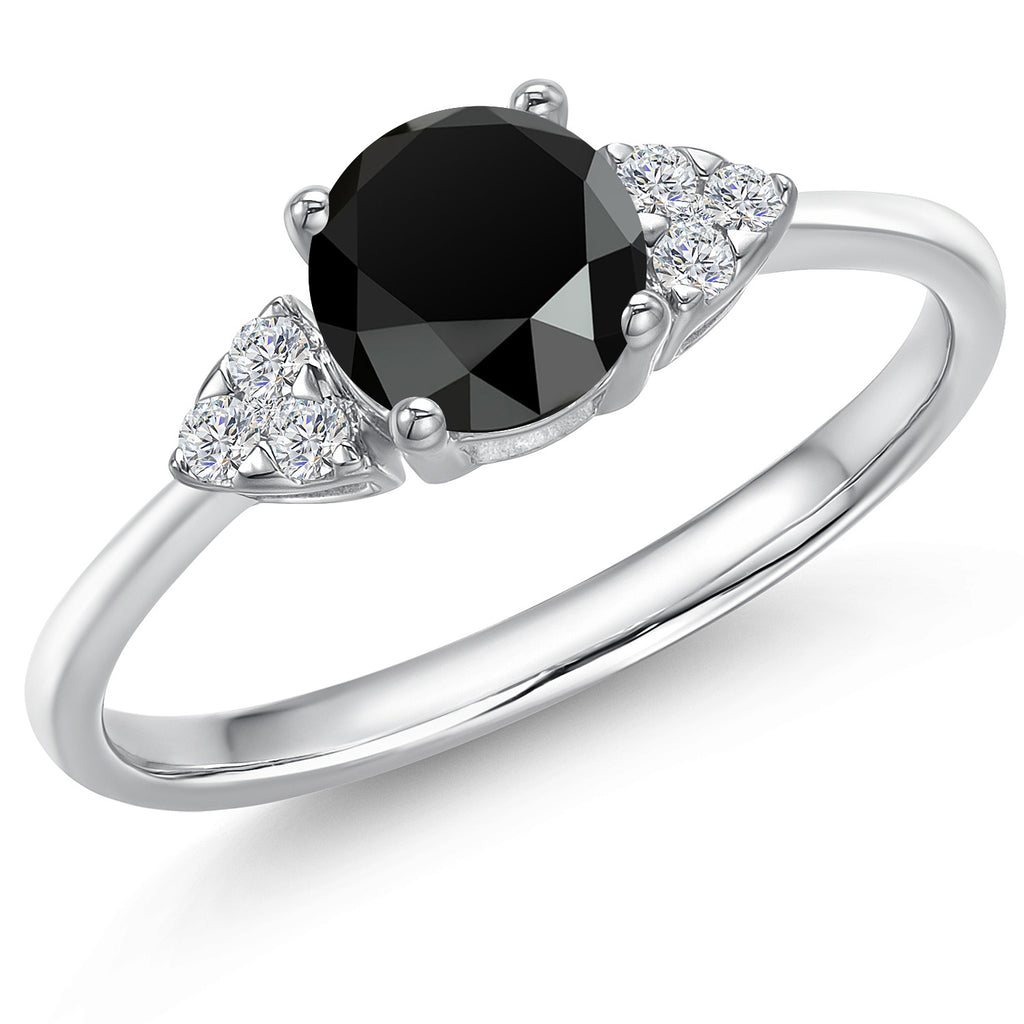 Black Onyx - December_9_Ring in 14K White Gold