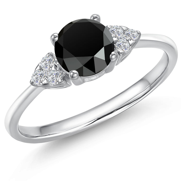 Black Onyx - December_6_Ring in 14K White Gold