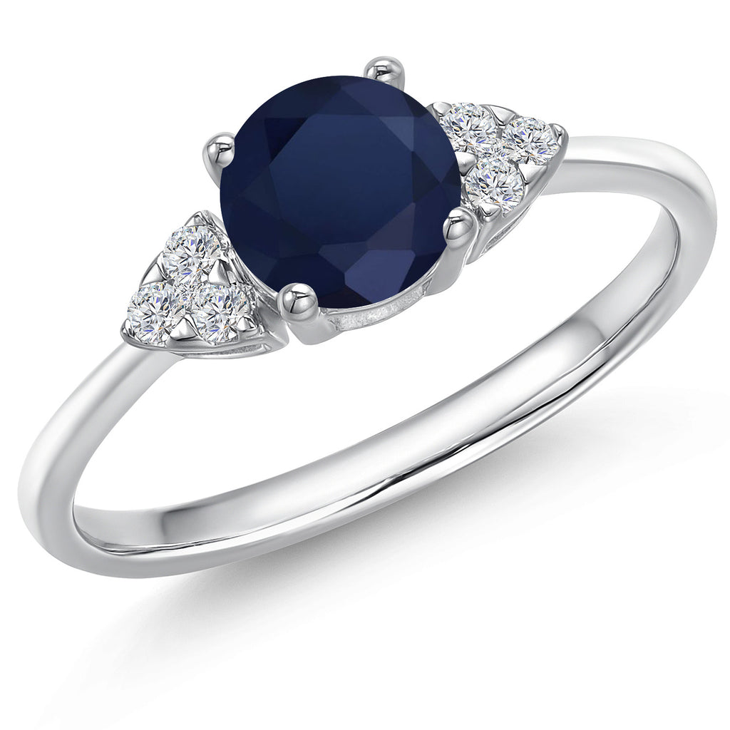 Sapphire - September_6_Ring in 14K White Gold