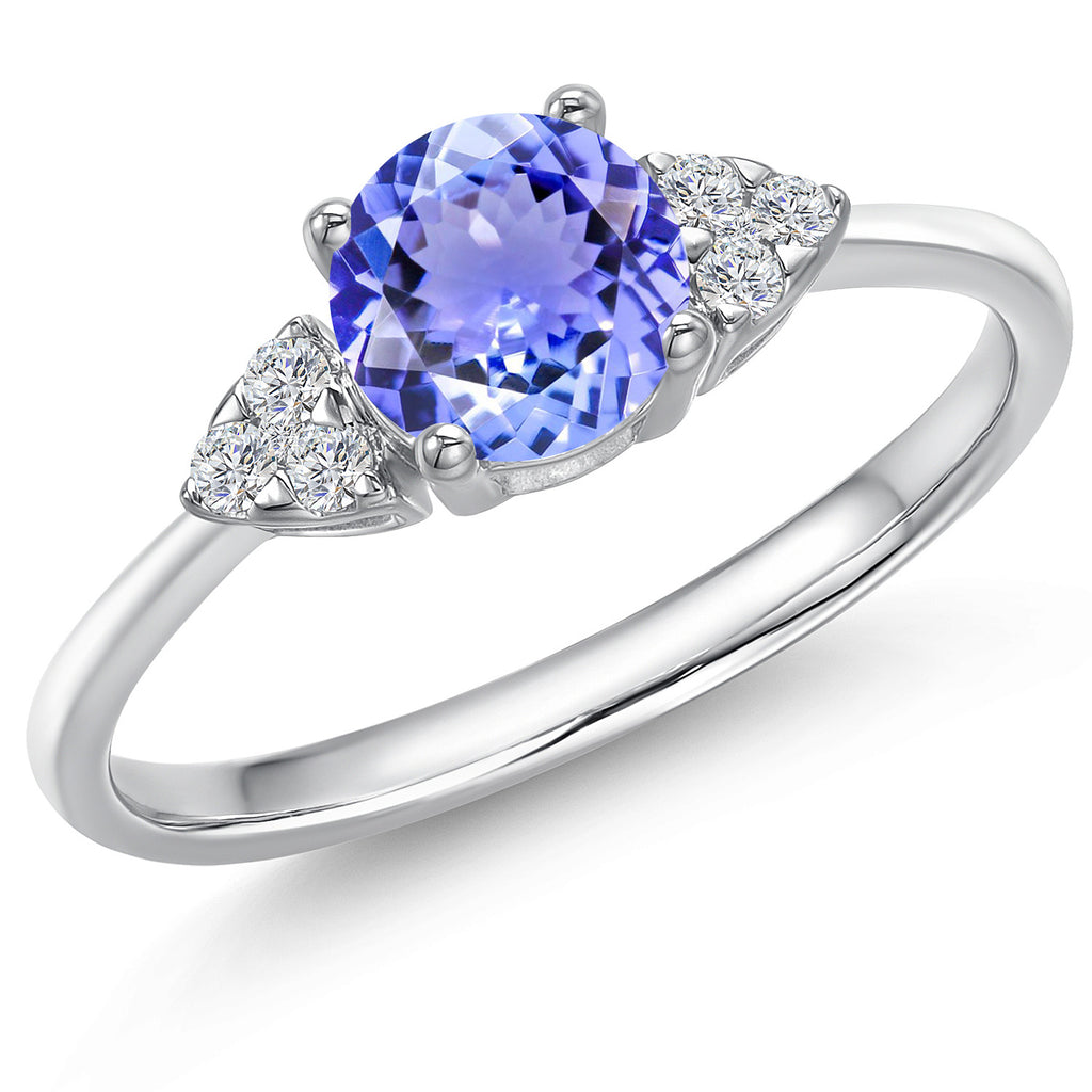 Tanzanite - December_6_Ring in 14K White Gold