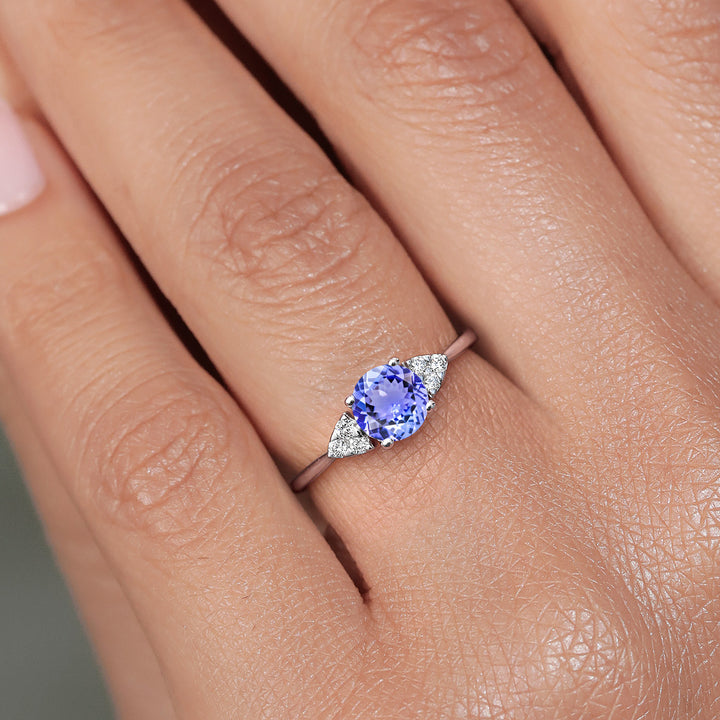 Tanzanite and Lab Grown Diamond_8