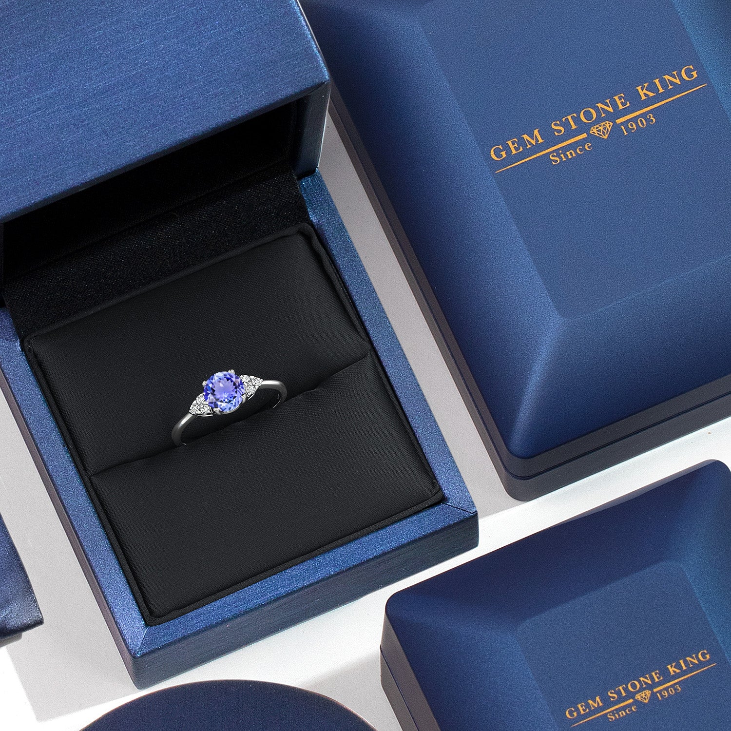 Tanzanite and Lab Grown Diamond_8