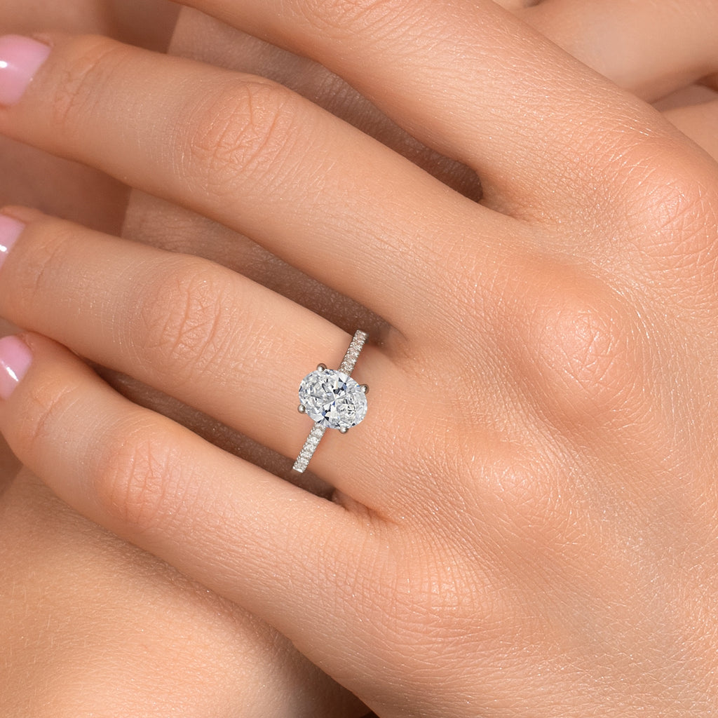 Ring in 14K White Gold