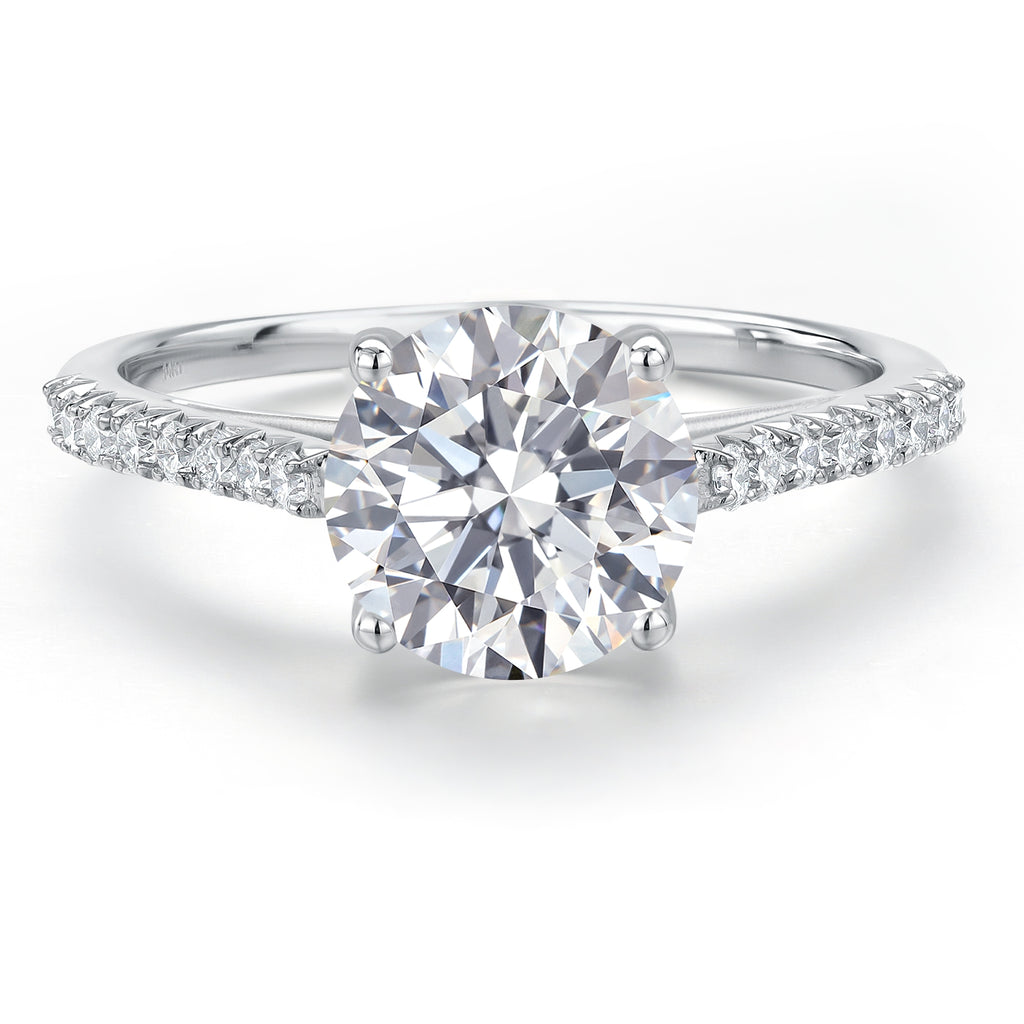 Center 2ct_8_Ring in 14K White Gold