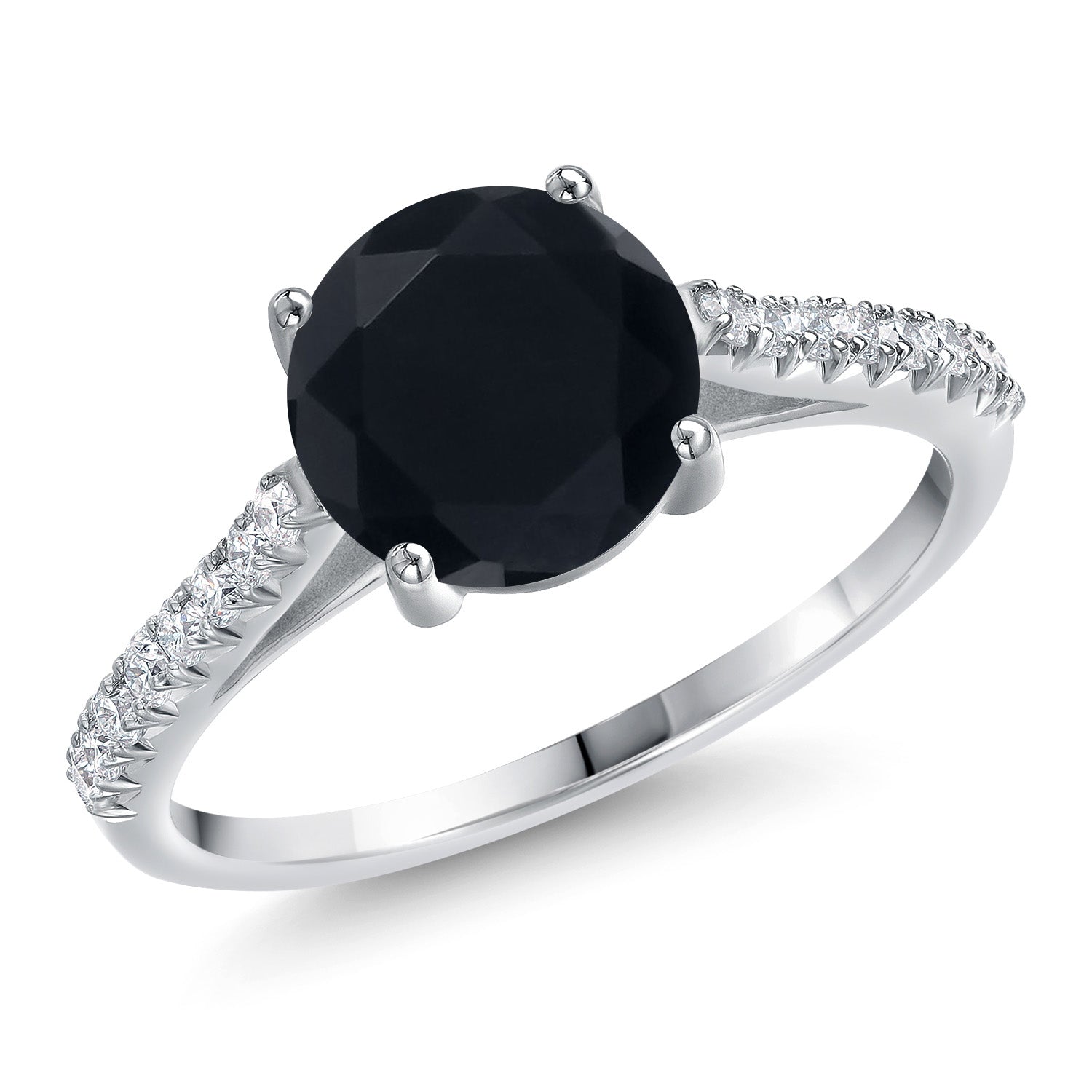 Onyx - December_8_Ring in 14K White Gold
