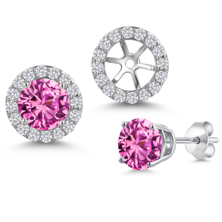 Pink Created Sapphire - September