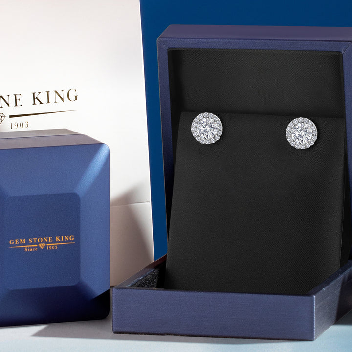 Earrings in 14K White Gold