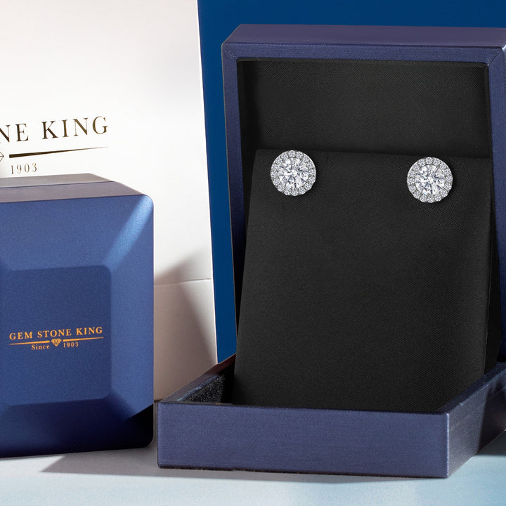 Earrings in 14K White Gold