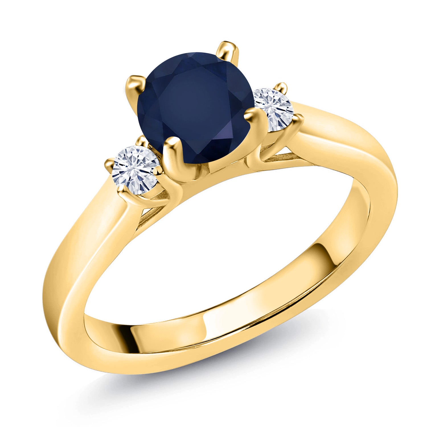 Ring in 925 Yellow Gold Plated Silver