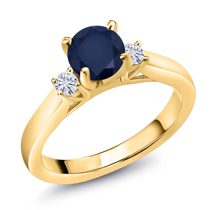 Ring in 925 Yellow Gold Plated Silver
