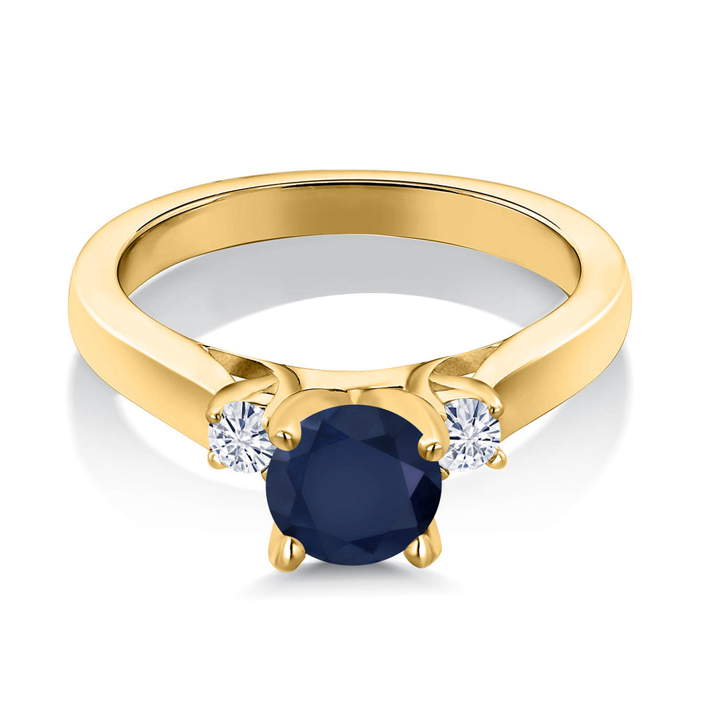 Ring in 925 Yellow Gold Plated Silver
