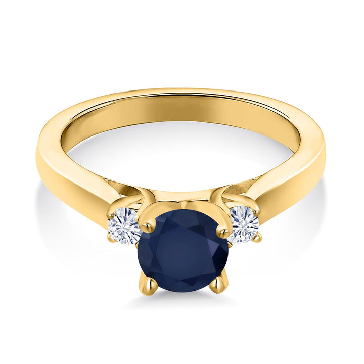 Ring in 925 Yellow Gold Plated Silver